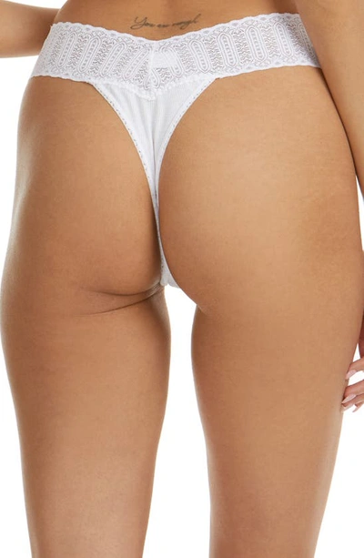 Shop Hanky Panky Eco Rx™ Original Rise Thong In White
