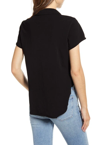 Frank & Eileen Pocket Tee In Black