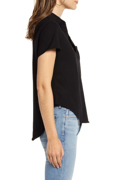 Frank & Eileen Pocket Tee In Black