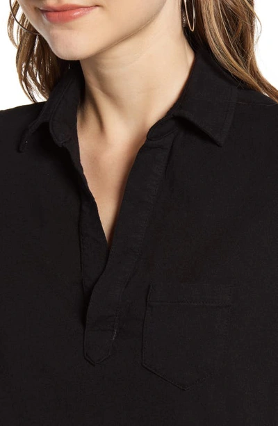 Frank & Eileen Pocket Tee In Black