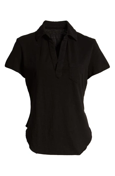 Frank & Eileen Pocket Tee In Black