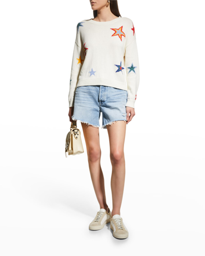 Rails Perci Crewneck Multi-colored Star Sweater In Multi Stars