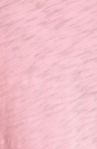 Shop Atm Anthony Thomas Melillo Schoolboy Cotton Crewneck T-shirt In Ballet Pink