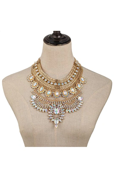 Eye Candy Los Angeles Zaniah Statement Necklace In Gold