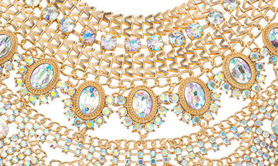 Eye Candy Los Angeles Zaniah Statement Necklace In Gold