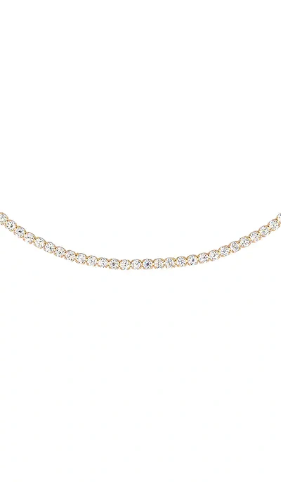 Shop Petit Moments Beam Necklace In Metallic Gold