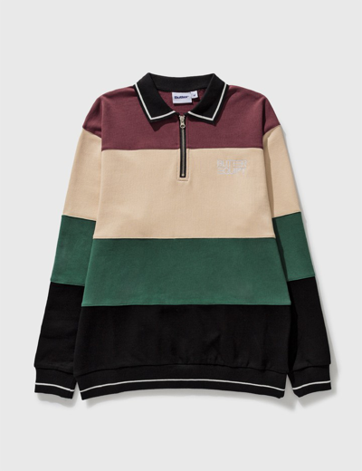 Shop Butter Goods Ivy Stripe Sweatshirt In Multicolor