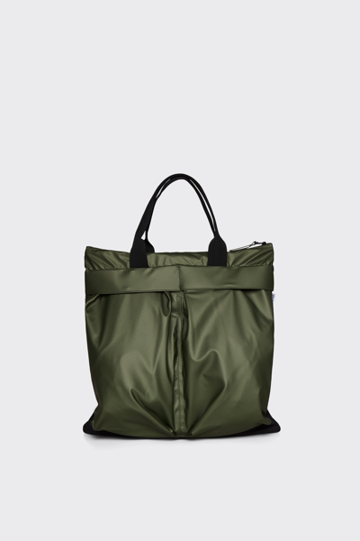 Shop Rains Helmet Bag In Evergreen