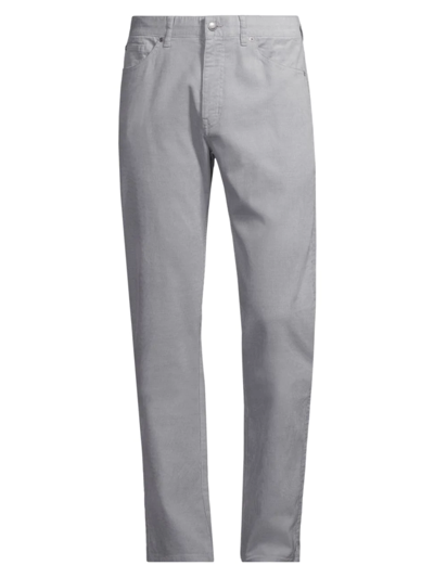 Shop Peter Millar Men's Superior Corduroy Pants In Mountain Grey