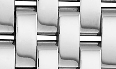 Shop Michele Sidney Diamond 18mm Bracelet Watch Band In Silver