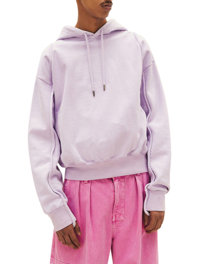 Shop Jacquemus Le Sweatshirt Camargue In Pink & Purple