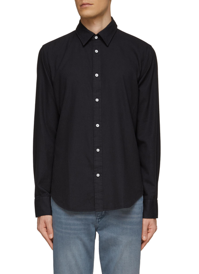 Shop Rag & Bone 'dobby Pursuit 365' Long Sleeve Cotton Shirt In Black