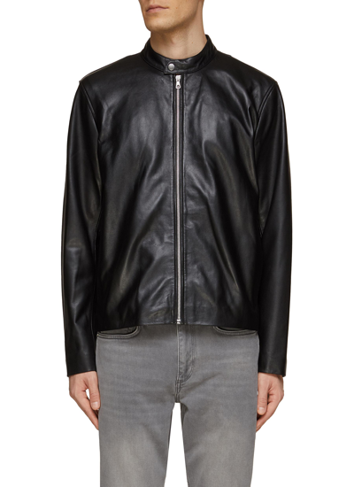 Shop Rag & Bone 'archive Cafe' Racer Leather Jacket In Black