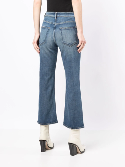 Shop Tu Es Mon Tresor The Peridot 3year Wide-leg Jeans In Blue