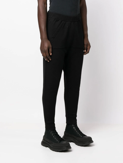 Shop Dsquared2 Elasticated Track Pants In Black
