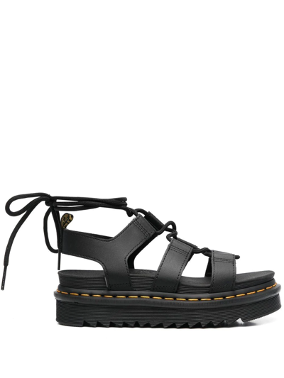 Shop Dr. Martens' Nartilla Open-toe Sandals In Black