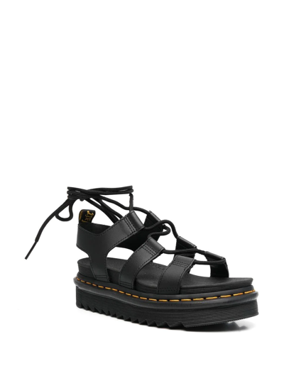 Shop Dr. Martens' Nartilla Open-toe Sandals In Black