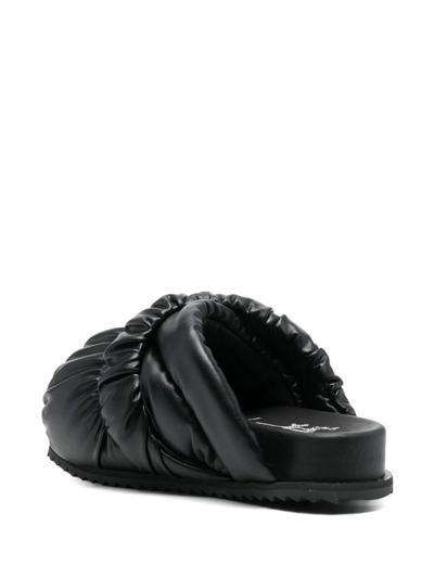 Yume Yume Padded Slip-on Mules In Black