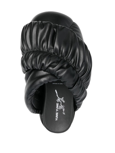 Yume Yume Padded Slip-on Mules In Black