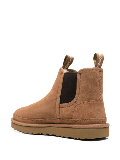 Shop Ugg Slip-on Suede Boots In Brown