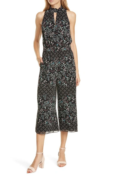 Shop Ted Baker Marcila Hazel High Neck Wide Leg Jumpsuit In Black