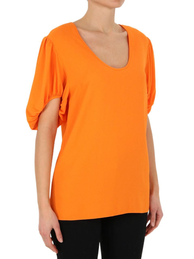 Shop Stella Mccartney Women's Orange Other Materials Top