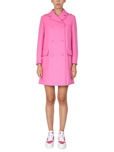 Shop Red Valentino Women's Pink Other Materials Trench Coat