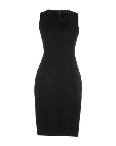 Shop Elie Tahari Knee-length Dresses In Black