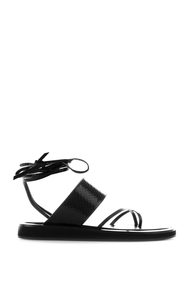 Shop Paris Texas Women's Black Leather Sandals