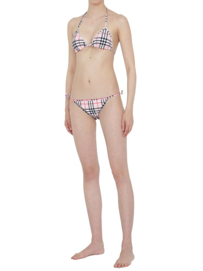 Shop Burberry Women's Light Blue Other Materials Bikini