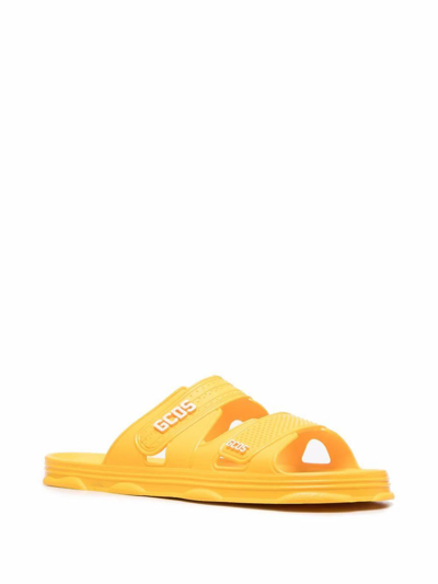 Shop Gcds Men's Orange Rubber Sandals
