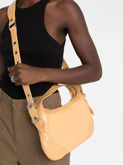 Shop By Far Amira Shoulder Bag In Nude