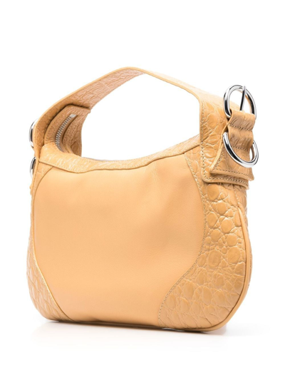 Shop By Far Amira Shoulder Bag In Nude