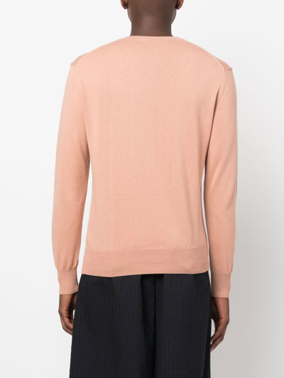 Vivienne Westwood Orb Logo-embroidered Sweater In Neutrals