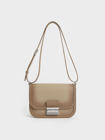 Shop Charles & Keith Charlot Bag In Sand