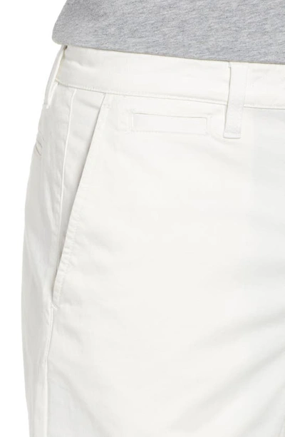 Shop John Varvatos Johnny Flat Front Shorts In Salt