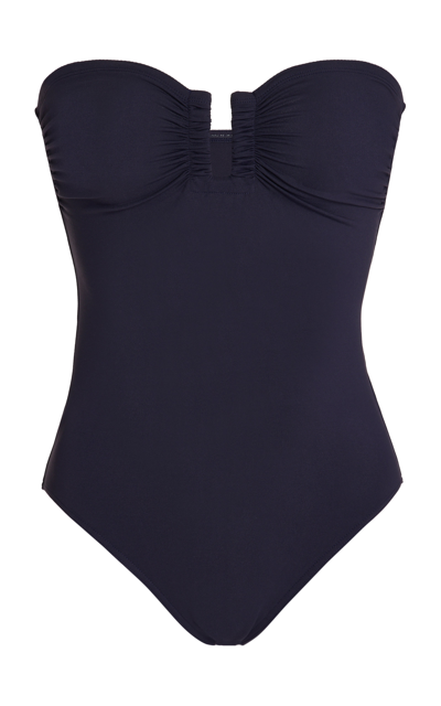 Shop Eres Women's Cassiopee Strapless One-piece Swimsuit In Navy