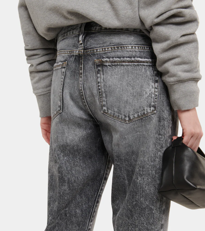 Frame Le Nouveau Mid-rise Straight Jeans In Kickdrum
