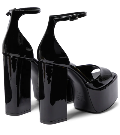 TATIANA漆皮厚底凉鞋