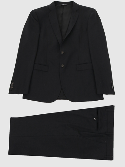 Shop Tonello Wool Suit Black