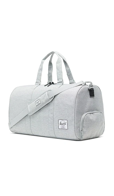 Shop Herschel Supply Co Novel Duffle Bag In Light Grey