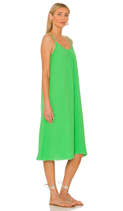 Shop Nation Ltd Adele Midi Dress In Green