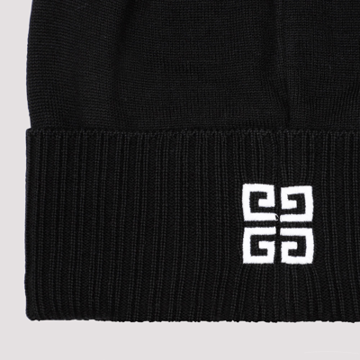 Shop Givenchy Wool Beanie Hat In Black