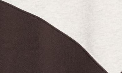Shop Isabel Marant Étoile Houston Colorblock Cotton Blend Logo Sweatshirt In Faded Black