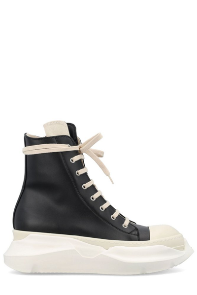 Shop Rick Owens Drkshdw Abstract High-top Sneakers