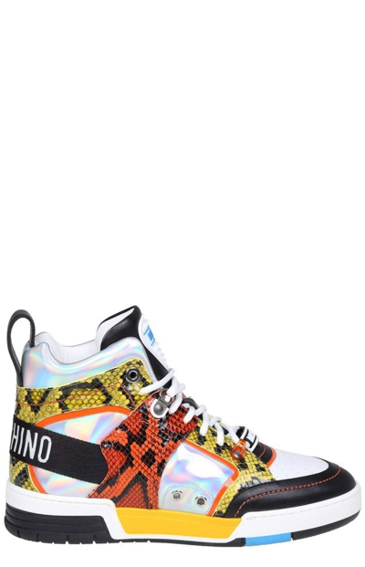 Shop Moschino Kevin 40 High In Multi