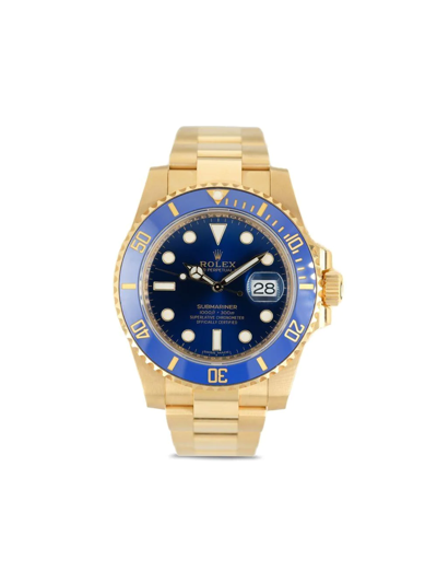 Shop Rolex  Submariner Date 40mm In Blau
