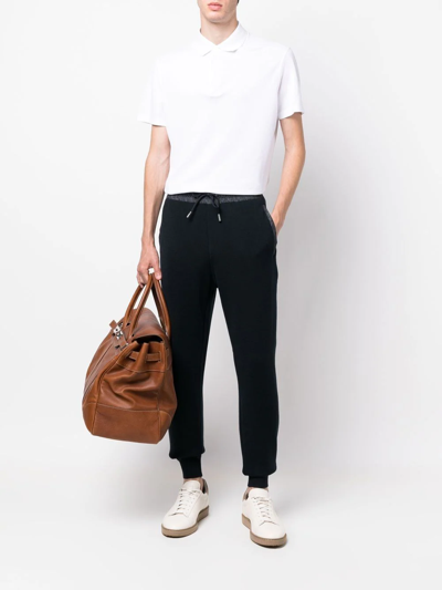 Etro Logo-tape Track Trousers In Blue