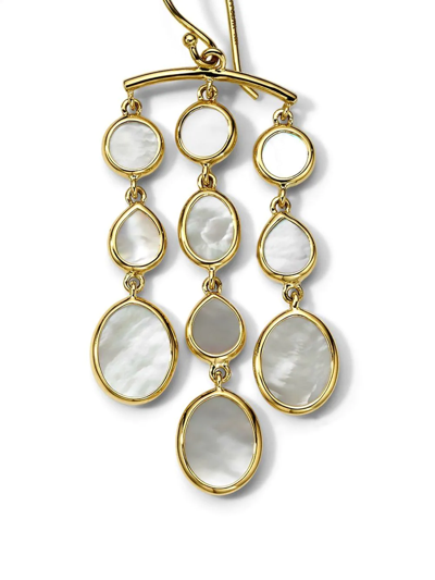 Shop Ippolita 18kt Yellow Gold Rock Candy Chandelier Mother Of Pearl Earrings