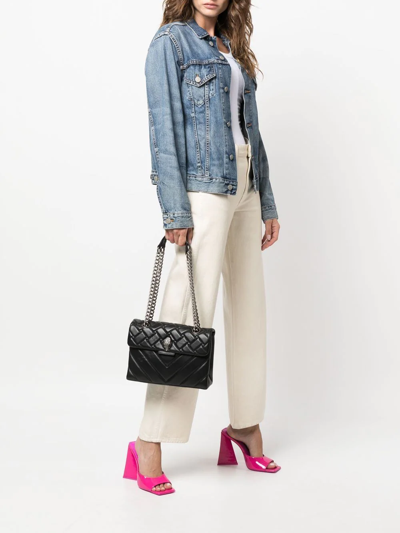 Kurt Geiger London Quilted Shoulder Bag In Black